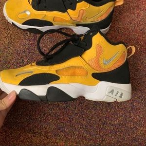 Yellow Jordan's shoes